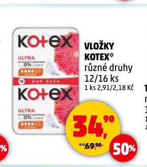 KOTEX VLOKY