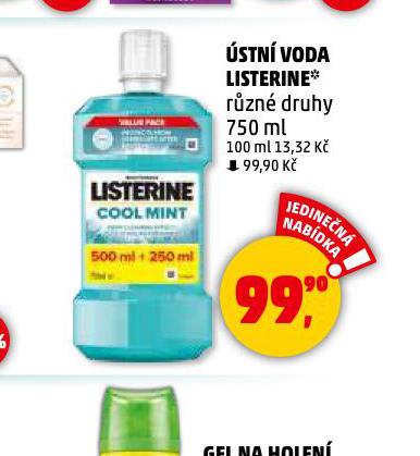 LISTERINE STN VODA