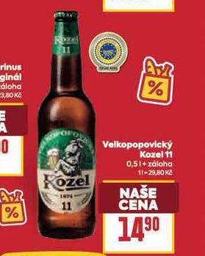 PIVO VELKOPOPOVICK KOZEL 11