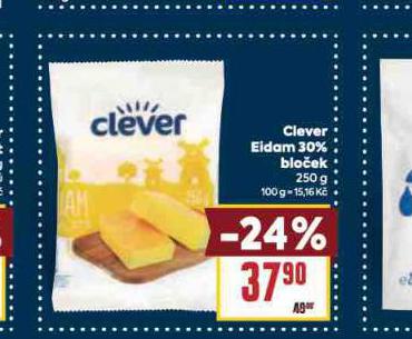 CLEVER EIDAM 30% BLOEK