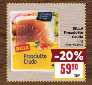 BILLA PROSCIUTTO CRUDO