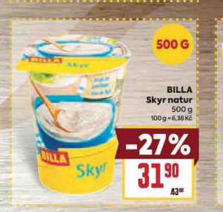 BILLA SKYR NATUR