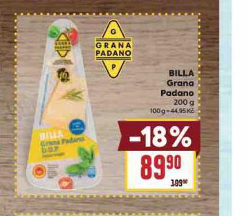 BILLA GRANA PADANO