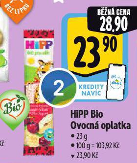 HIPP BIO OVOCN OPLATKA