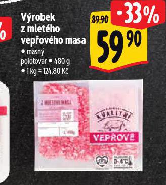 VROBEK Z MLETHO VEPOVHO MASA