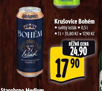 PIVO KRUOVICE BOHM