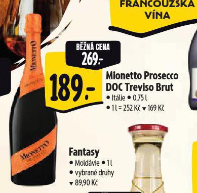 MIONETTO PROSECCO DOC TREVISO BRUT