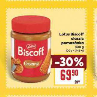 LOTUS BISCOFF CLASSIC POMAZNKA