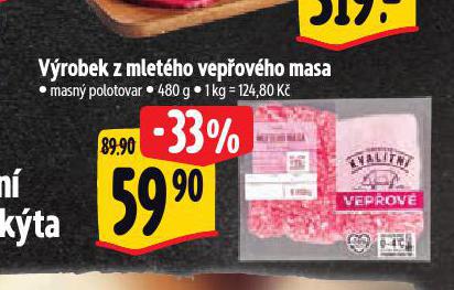 VROBEK Z MLETHO VEPOVHO MASA