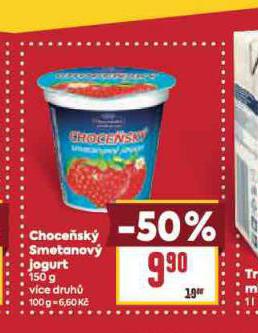 CHOCESK SMETANOV JOGURT