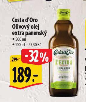 COSTA D'ORO OLIVOV OLEJ