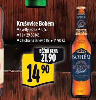 PIVO KRUOVICE BOHM