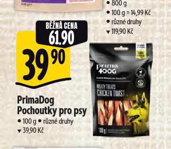 PRIMADOG POCHOUTKY PRO PSY