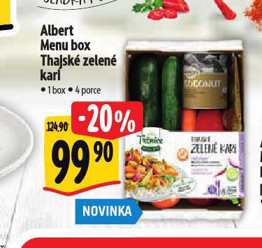 MENU BOX THAJSK ZELEN KARI