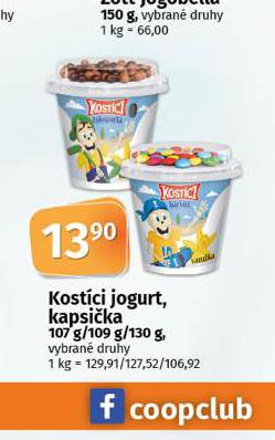 KOSTCI JOGURT, KAPSIKA