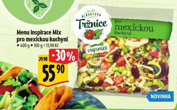 MENU INSPIRACE MIX PRO MEXICKOU KUCHYNI