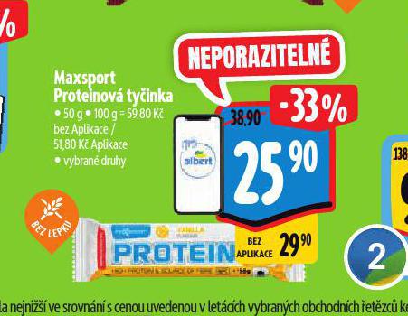 MAXSPORT PROTEINOV TYINKA