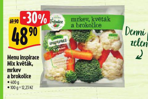 MENU INSPIRACE MIX KVTK, MRKEV A BROKOLICE