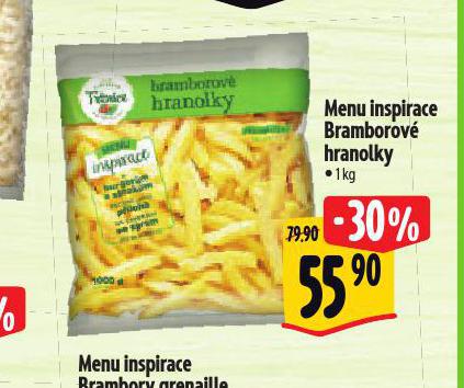 MENU INSPIRACE BRAMBOROV HRANOLKY