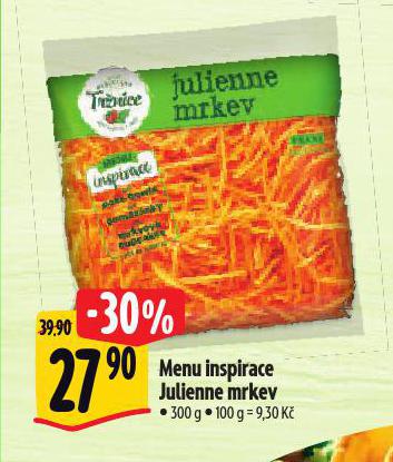 MENU INSPIRACE JULIENNE MRKEV