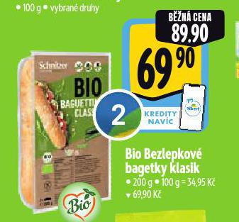 BIO BEZLEPKOV BAGETY KLASIK