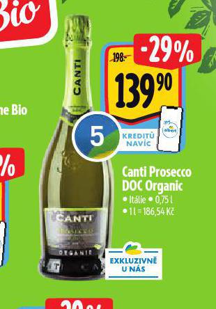 CANTI PROSECCO DOC ORGANIC