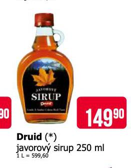 DRUID JAVOROV SIRUP