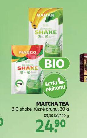 MATCHA TEA BIO SHAKE