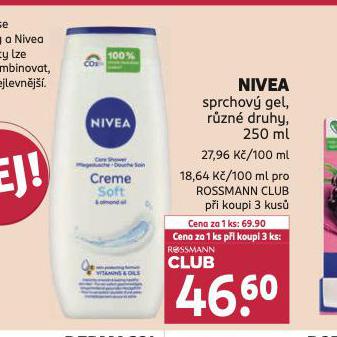 NIVEA SPRCHOV GEL