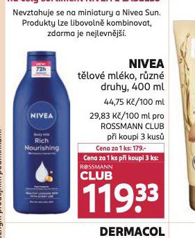 NIVEA TLOV MLKO