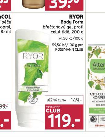 MRYOR BODY FORM GEL