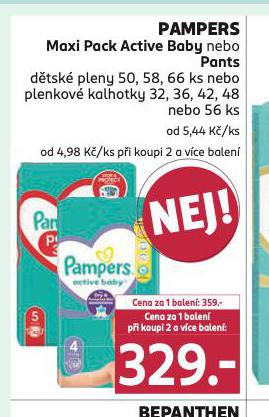 PAMPERS DTSK PLENKY