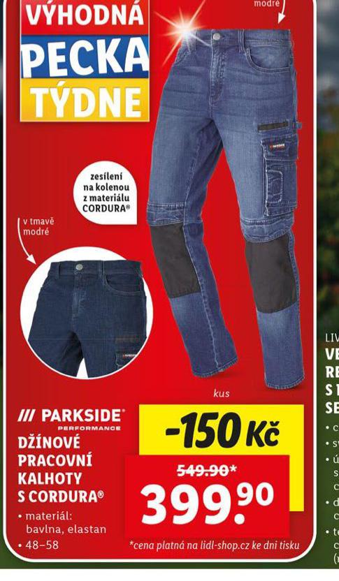 pracovn kalhoty s cordura