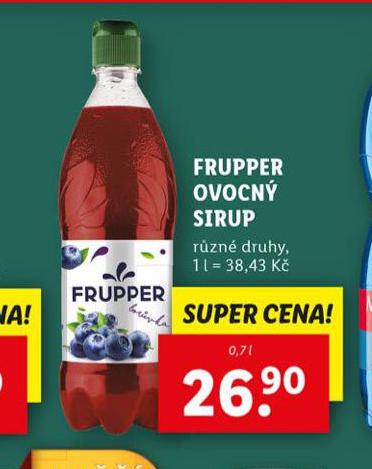 FRUPPER OVOCN SIRUP