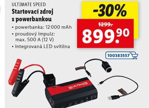 STARTOVAC ZDROJ S POWERBANKOU 12000 mAh