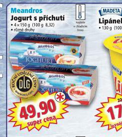 MEANDROS JOGURT S PCHUT