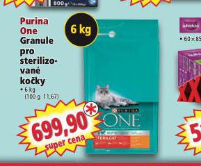 PURINA ONE GRANULE PRO STERILIZOVAN KOKY