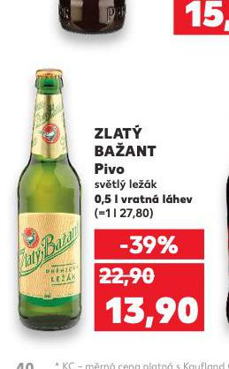 PIVO ZLAT BAANT