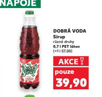 DOBR VODA SIRUP