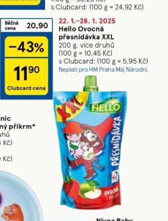 HELLO OVOCN PESNDVKA XXL