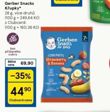 GERBER SNACK KUPKY