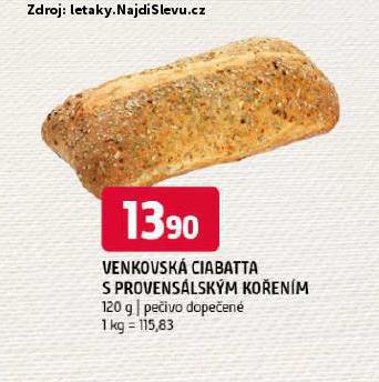 VENKOVSK CIABATTA S PROVENSLSKM KOENM