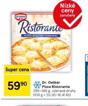 DR, OETKER PIZZA RISTORANTE