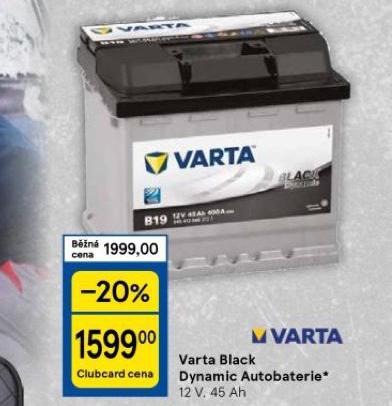 VARTA BLACK DYNAMIC AUTOBATER 45AhIE