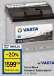 VARTA BLACK DYNAMIC AUTOBATER 45AhIE