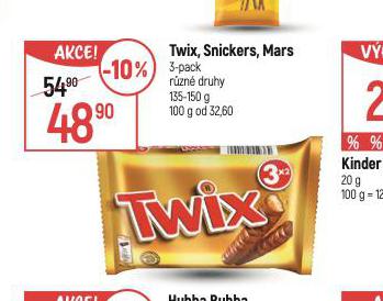 TWIX, SNICKERS, MARS