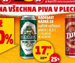 PIVO RADEGAST RZN 10