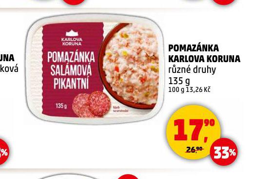 POMAZNKA KARLOVA KORUNA