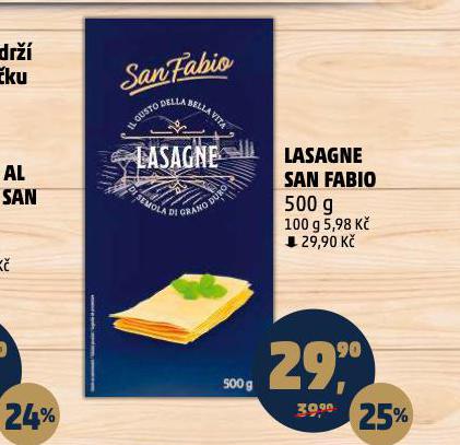 LASAGNE SAN FABIO