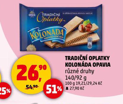 TRADIN OPLATKY KOLONDA OPAVIA